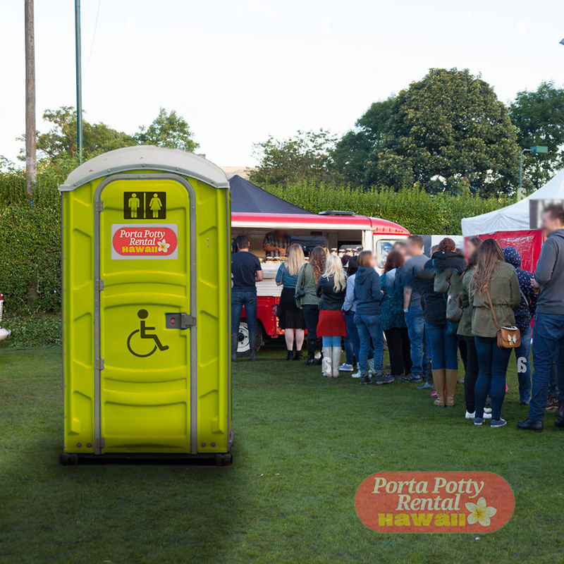 Hawaii portable toilet rental
